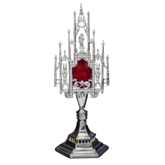 H-2S Silver Plated Angel Reliquary