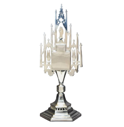 H-2S Silver Plated Angel Reliquary