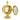 H-415G Gold Plated Chapel Monstrance with Luna