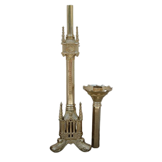 H-61A Gothic Processional Acolyte Candlestick