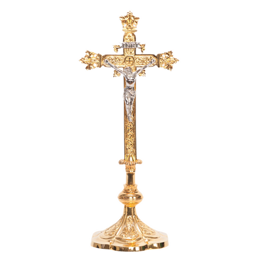H-44ACG Gold Plated Altar Cross