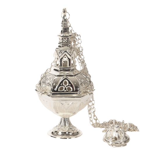H-177S Silver Plated Censer / Thurible