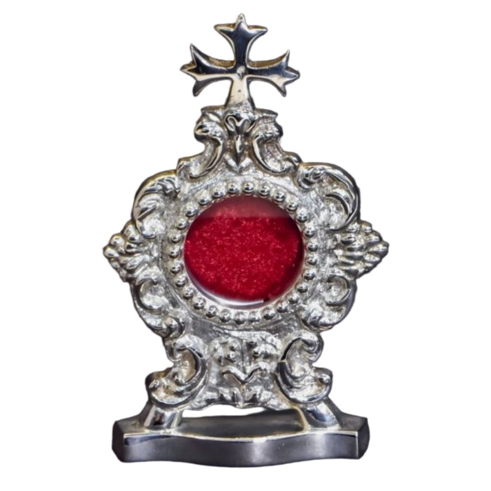 H-6S Small Silver Plated Reliquary