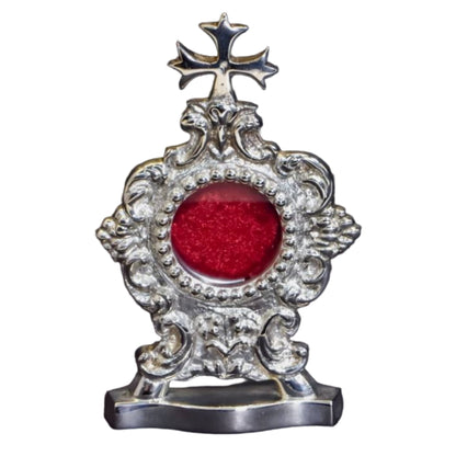 H-6S Small Silver Plated Reliquary