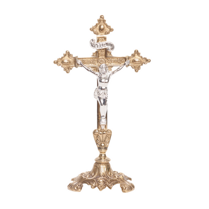 H-24B Brass Altar Cross