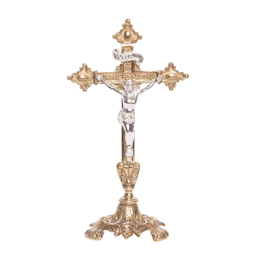 H-24B Brass Altar Cross