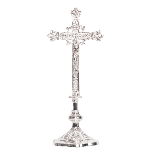 H-44ACS Silver Plated Altar Cross