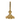Decorative traditional base stand for use with processional cross or other processional items, brass base stand for smaller processional items 