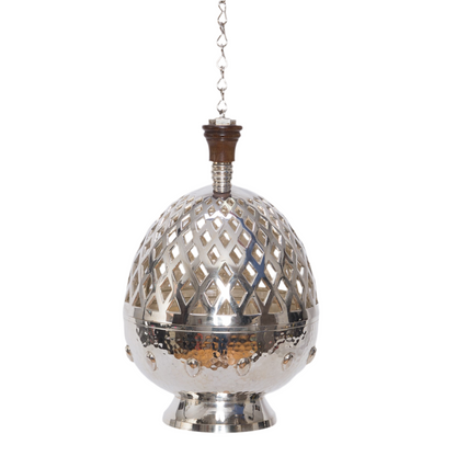 H-173SSC Silver Plated Single Chain Censer, Thurible