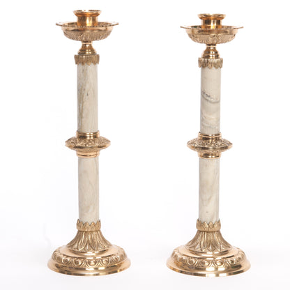 H-107 Marble Candlestick