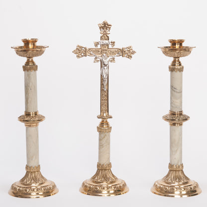 H-107 Marble Candlestick