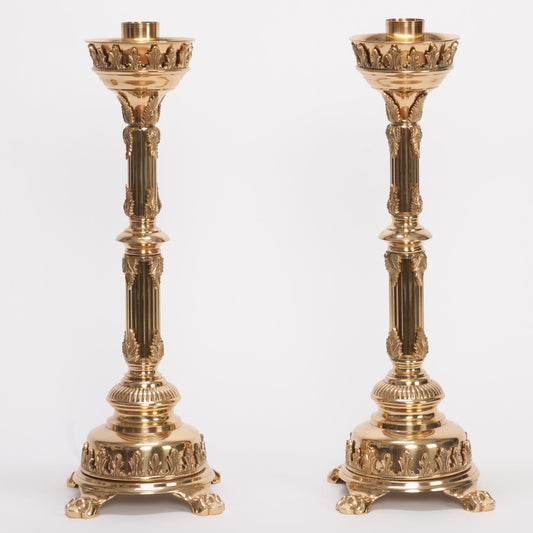 H-108FS Fluted Stem Candlestick