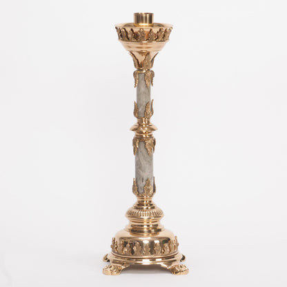 H-108MS Marble Stem Candlestick