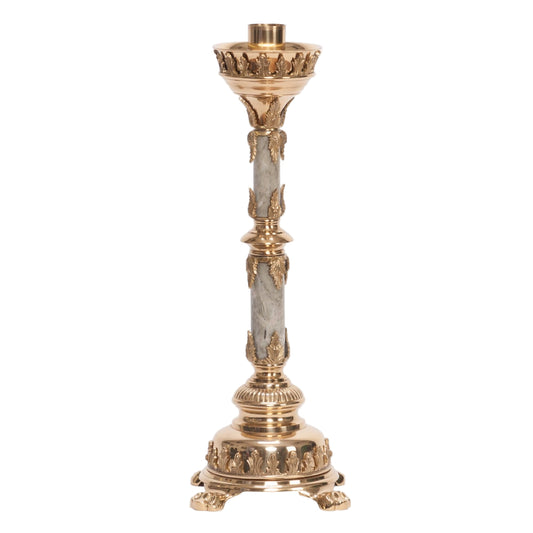 H-108MS Marble Stem Candlestick