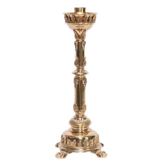 H-108SS Brass Smooth Stem Candlestick