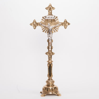 H-108B-FS Fluted Stem Altar Cross