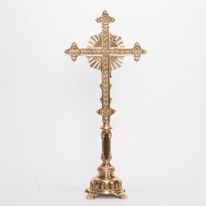 H-108B-FS Fluted Stem Altar Cross