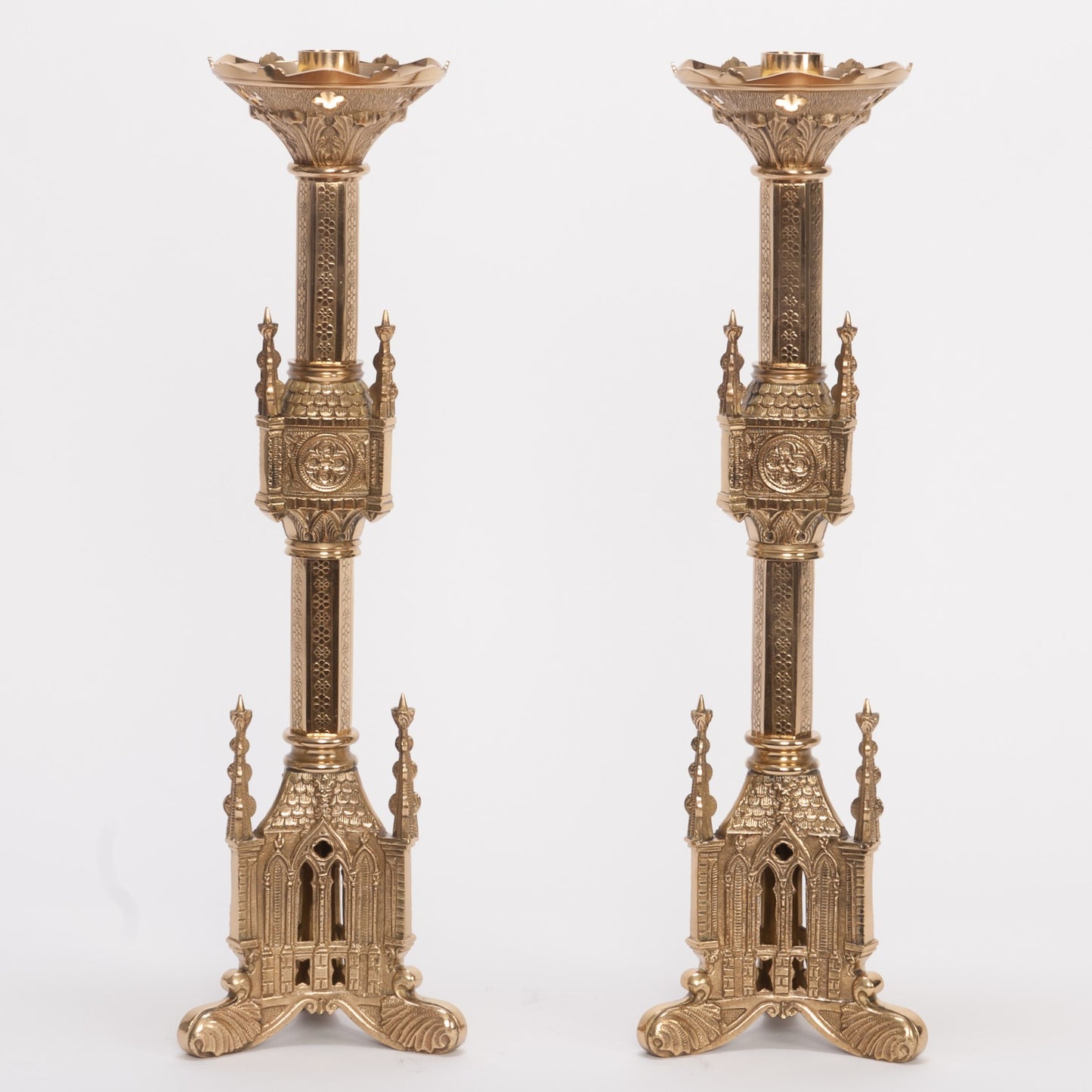 H-117-18 Gothic Candlestick
