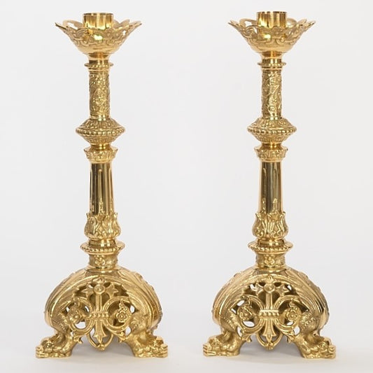 H-133 Baroque Candlestick