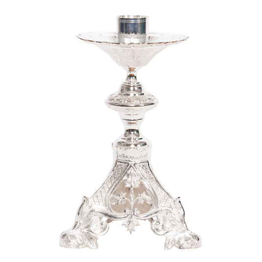 H-135SHS Silver Plated Candlestick