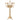 Brass traditional 7 branch cathedral candelabra, brass 7 branch candelabra