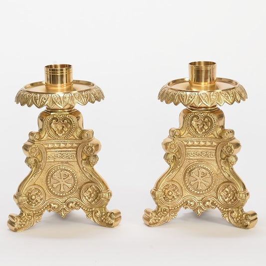 H-152 8" Baroque Candlestick