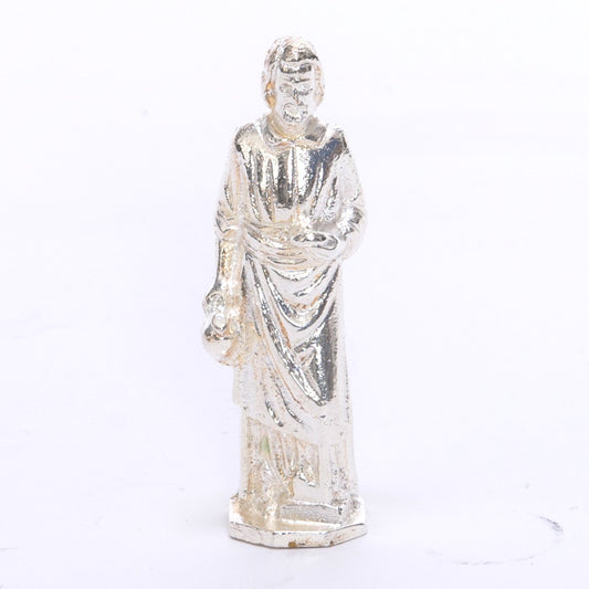 H-163S Silver Plated Saint Joseph Statue