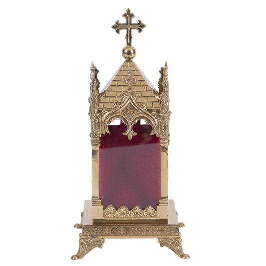 French style brass relic shrine with large opening for your relic theca