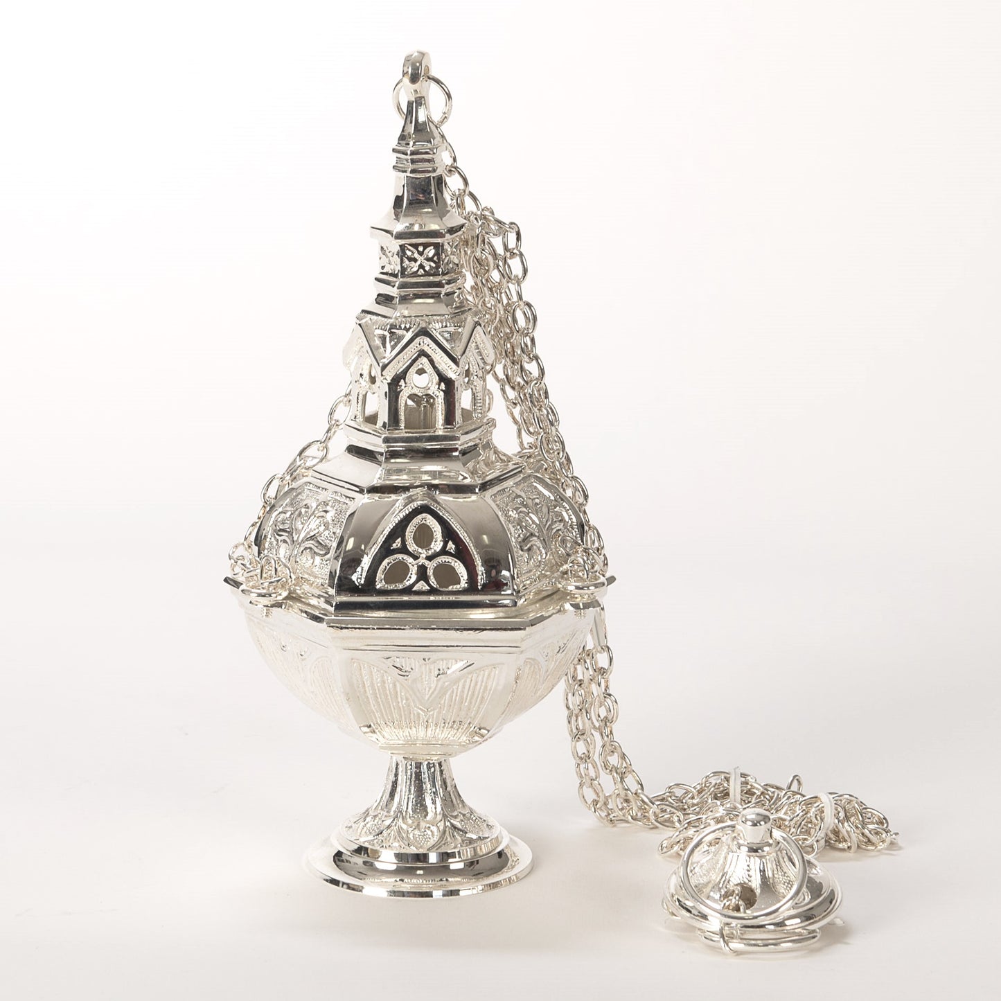 H-177S Silver Plated Censer / Thurible