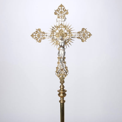 H-209PC Cathedral Style Processional Cross