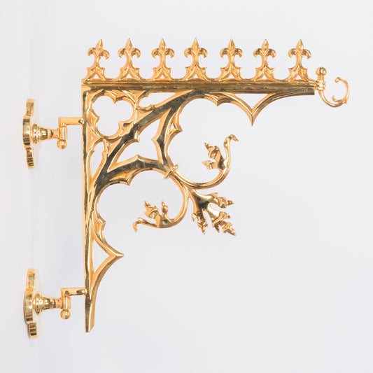 H-27G Gold Plated Sanctuary Lamp Bracket