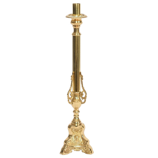 H-285 Candlestick with Brass Stem
