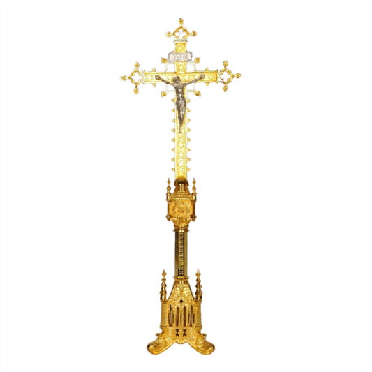 H-35G Gold Plated Altar Cross