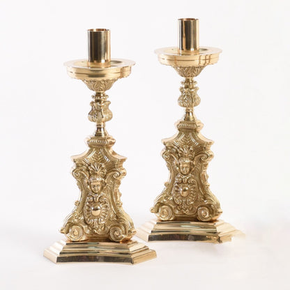 H-372BSH Short Brass Candlestick