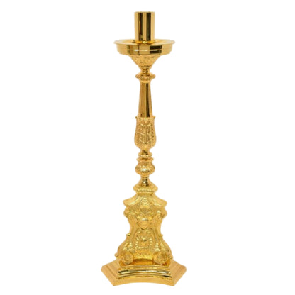 H-372G Gold Plated Candlestick