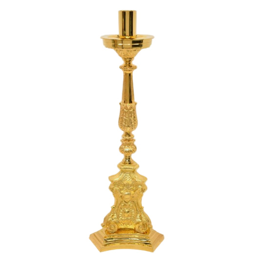 H-372G Gold Plated Candlestick
