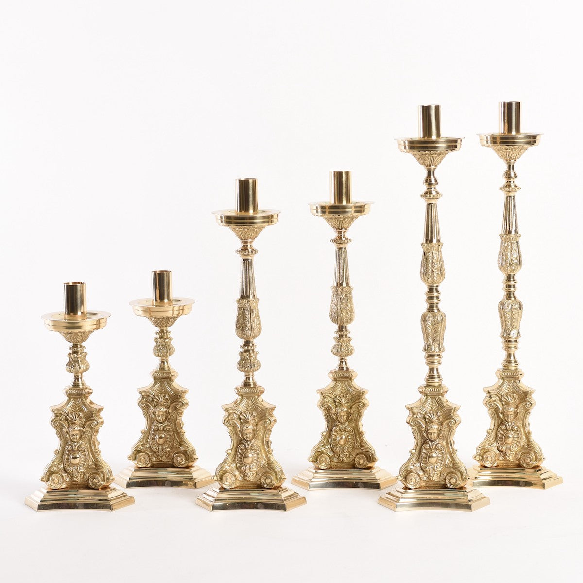 H-372BSH Short Brass Candlestick