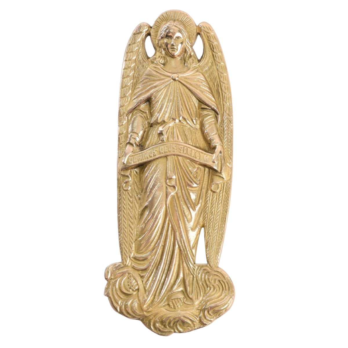 H-375B Brass Angel Plaque