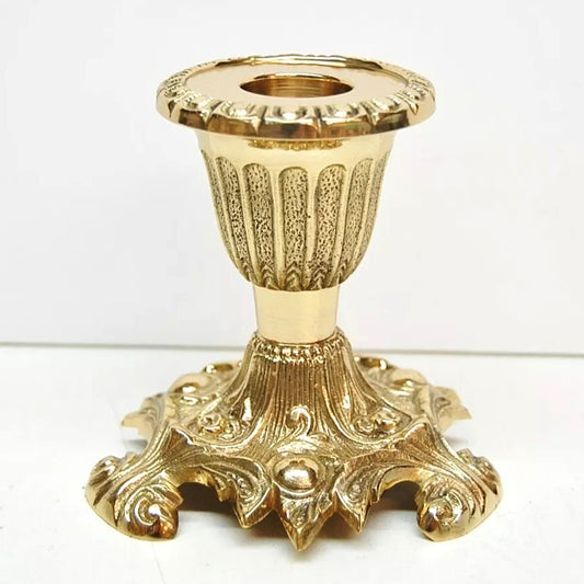 H-399 Short Brass Candlestick