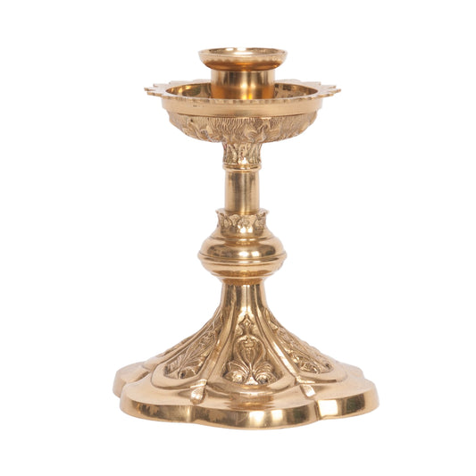 H-44B Small Brass Altar Candlestick
