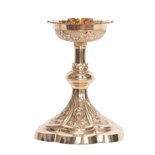 H-44M Medium Brass Altar Candlestick
