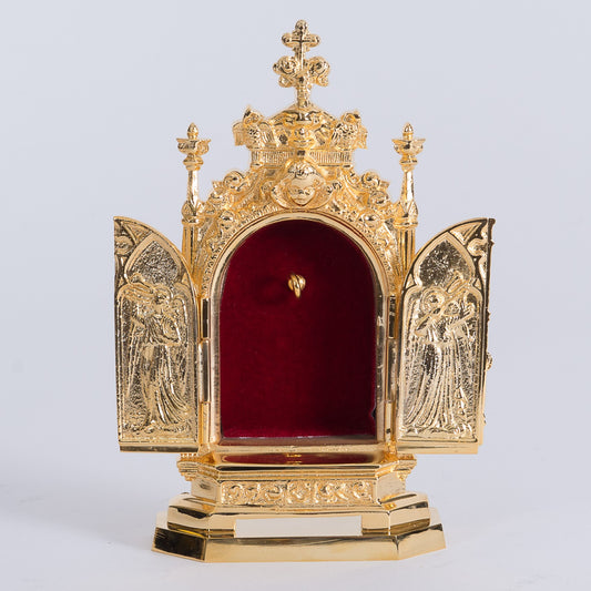 H-46HG Gold Plated Tryptic Reliquary