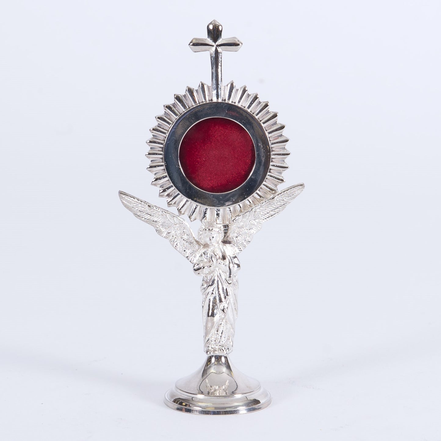 H-52S Silver Plated Angel Reliquary