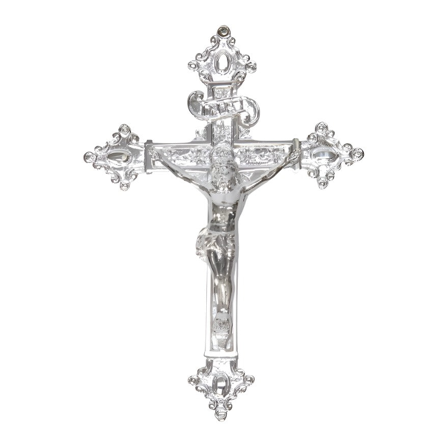 H-60SWC Silver Plated Wall Crucifix