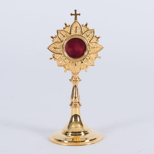 H-64G Gold Plated Veneration Reliquary
