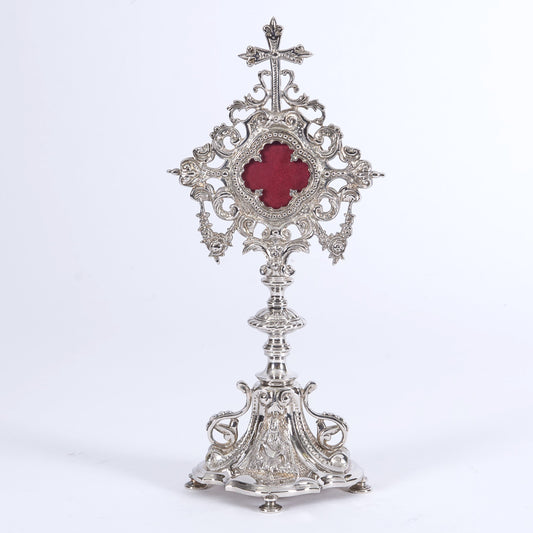 H-84S Silver Plated Reliquary
