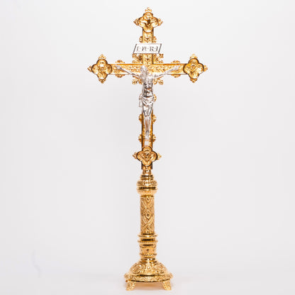H-98ACG Gold Plated Altar Cross