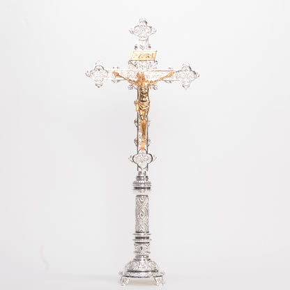 H-98ACS Silver Plated Altar Cross