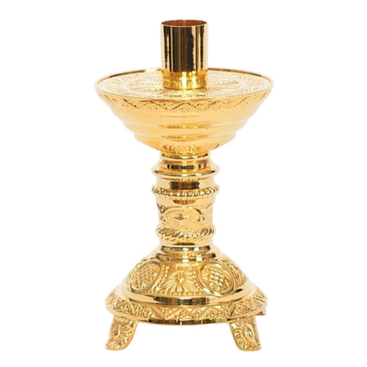 H-98G-8.5 Gold Plated Candlestick