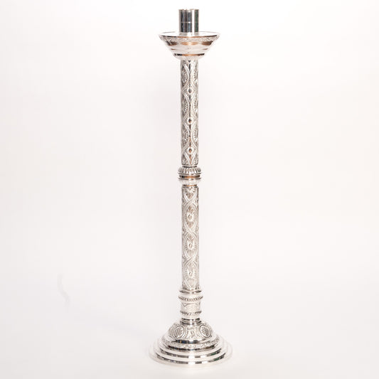 H-98S-42 Silver Plated Paschal Candlestick
